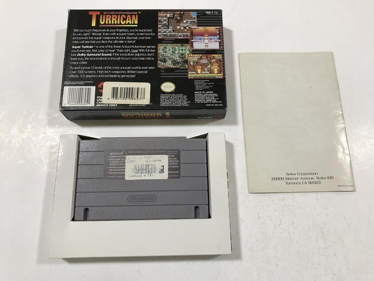 SUPER TURRICAN (COMPLETE IN BOX) (usagé)