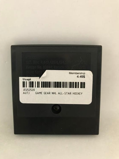 GAME GEAR NHL ALL-STAR HOCKEY (usagé)