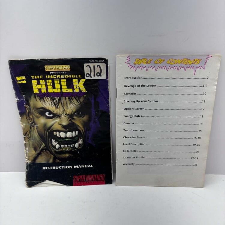 THE INCREDIBLE HULK (COMPLETE IN BOX)