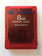 MEMORY CARD RED SONY (PS2) (usagé)