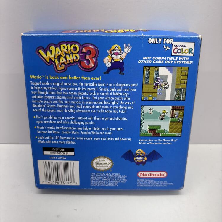 WARIO LAND 3 (COMPLETE IN BOX)