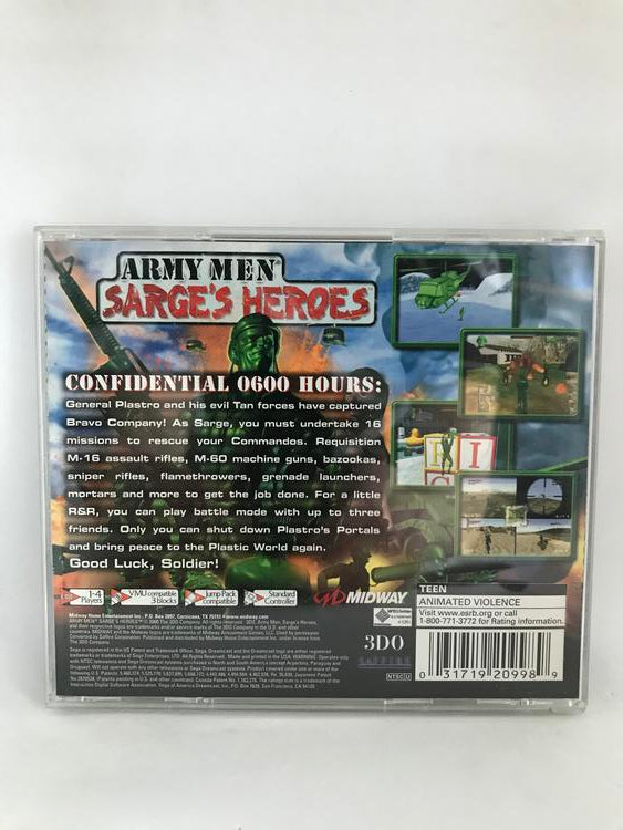 ARMY MEN SARGE'S HEROES (COMPLETE IN BOX) (usagé)