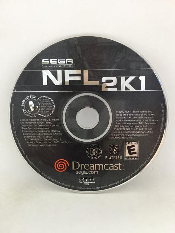 NFL 2K1 (CD ONLY) (usagé)