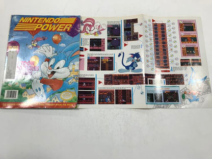 NINTENDO POWER GAMER MAGAZINE VOLUME 46 WITH POSTER - TINY TOON ADVENTURES BUSTER BUSTS LOOSE (usagé)