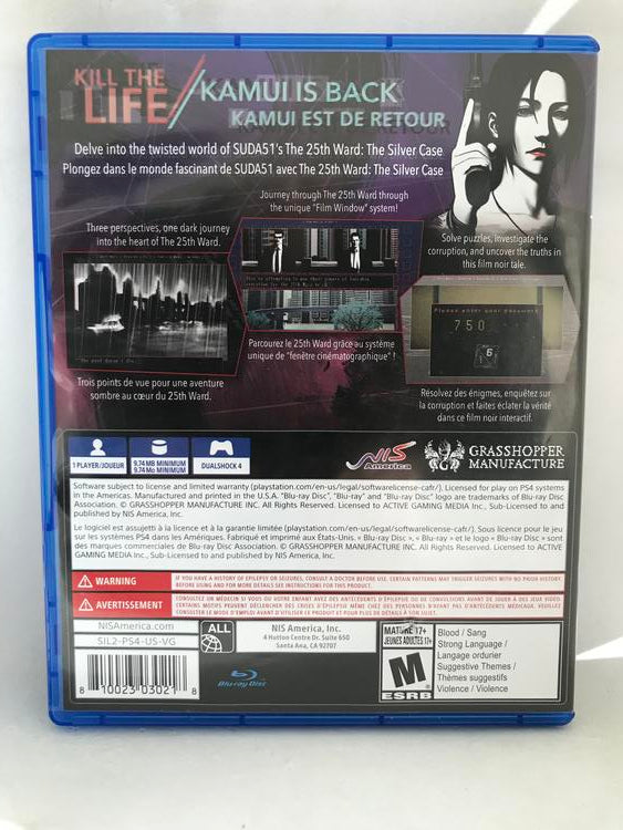 25TH WARD SILVER CASE (usagé)