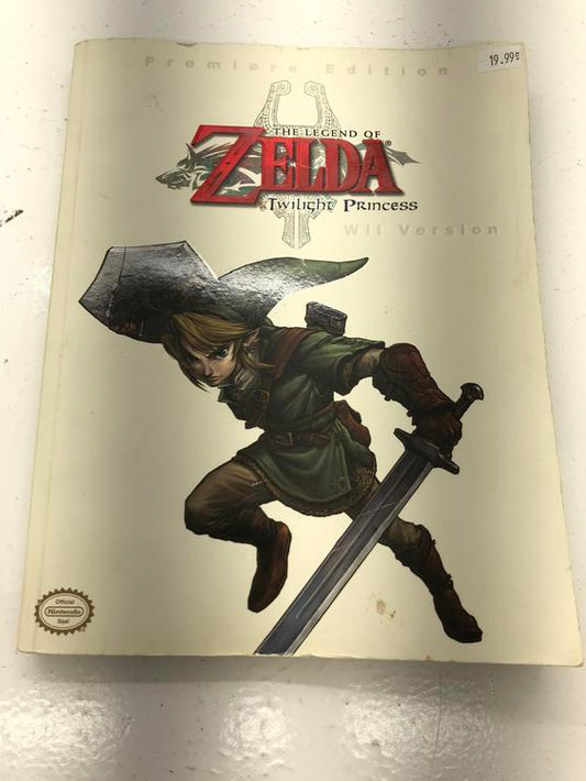 HINT BOOK THE LEGEND OF ZELDA TWILIGHT PRINCESS PREMIERE EDITION WII VERSION