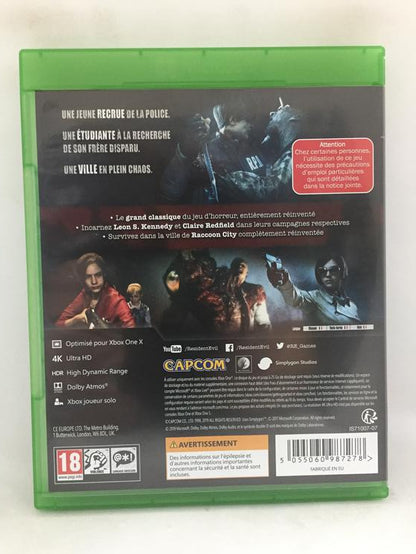 RESIDENT EVIL 2 REMAKE (usagé)