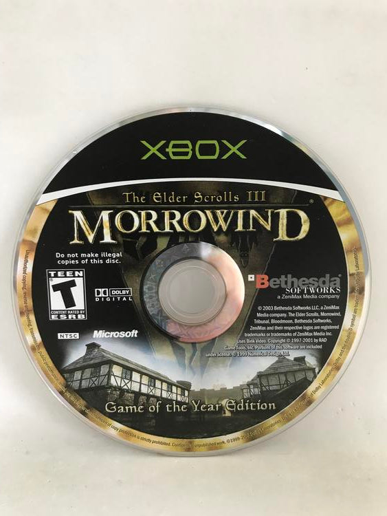 THE ELDER SCROLLS III MORROWIND GAME OF THE YEAR EDITION (COMPLETE IN BOX) (usagé)