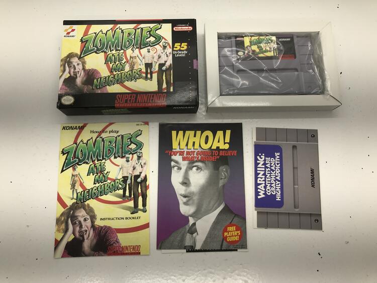 ZOMBIES ATE MY NEIGHBORS (COMPLETE IN BOX)