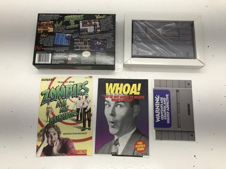 ZOMBIES ATE MY NEIGHBORS (COMPLETE IN BOX)