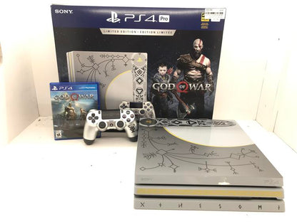 PLAYSTATION 4 PRO GOD OF WAR EDITION - 1TB + GAME (COMPLETE IN BOX) (used)