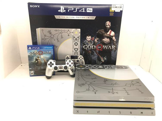 PLAYSTATION 4 PRO GOD OF WAR EDITION - 1TB + GAME (COMPLETE IN BOX) (used)