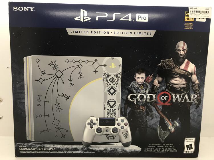 PLAYSTATION 4 PRO GOD OF WAR EDITION - 1TB + GAME (COMPLETE IN BOX) (used)
