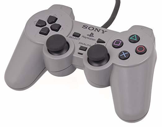 CONTROLLER GREY SONY NO JOYSTICKS (PS1) (usagé)