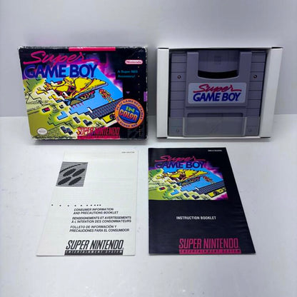 SUPER GAMEBOY (COMPLETE IN BOX) (SNES) (usagé)