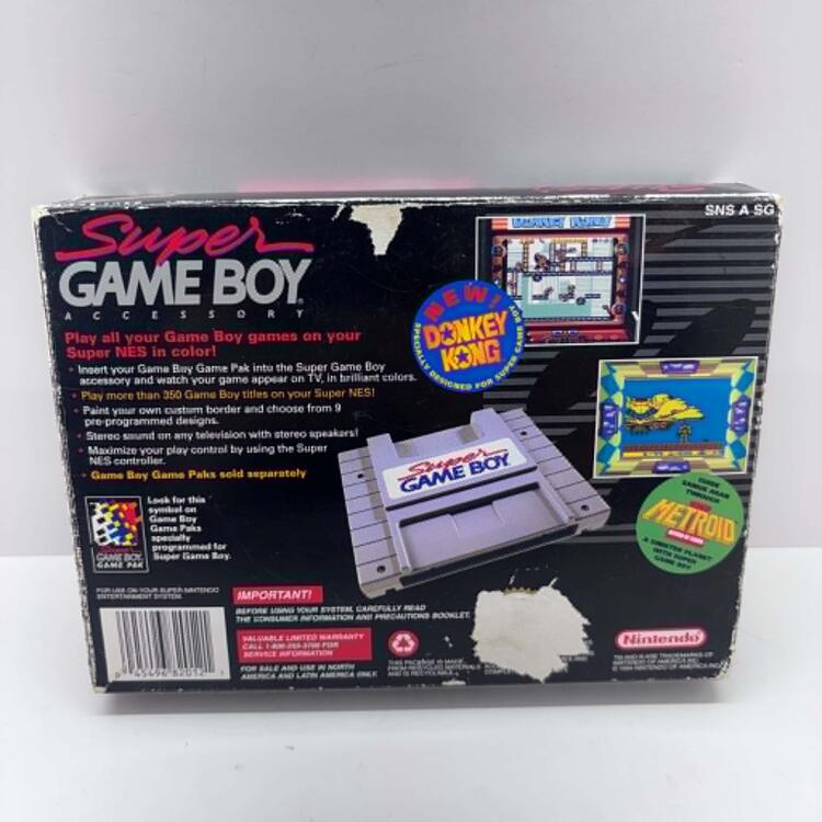 SUPER GAMEBOY (COMPLETE IN BOX) (SNES) (usagé)