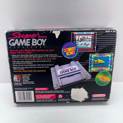 SUPER GAMEBOY (COMPLETE IN BOX) (SNES) (usagé)