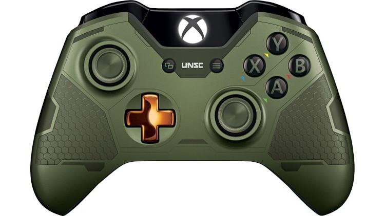 CONTROLLER HALO 5 GREEN EDITION MICROSOFT (XBOX ONE / XBOX SERIES) (usagé)