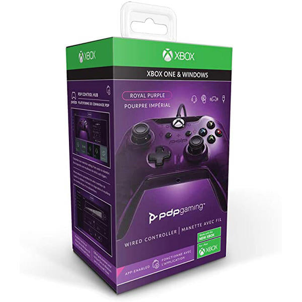 CONTROLLER WIRED PDP ROYAL PURPLE (XBOX ONE / XBOX SERIES) (usagé)