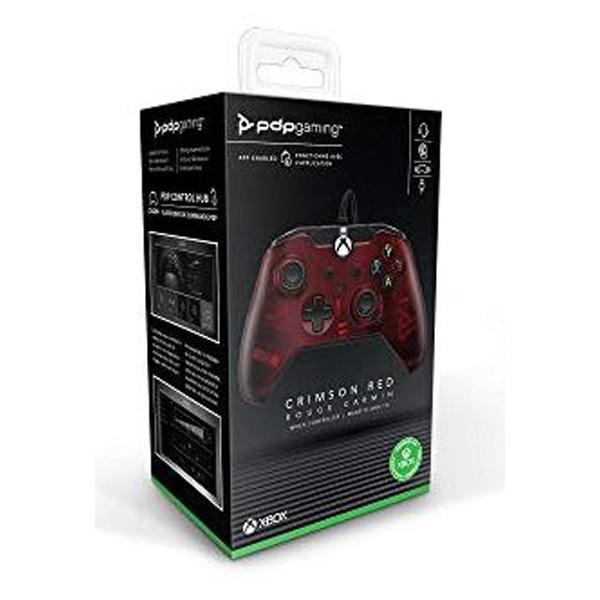 CONTROLLER WIRED PDP CRIMSON RED (XBOX ONE / XBOX SERIES) (usagé)