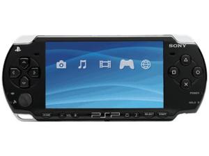 PSP 2001 BLACK + 4 GB MEMORY STICK + CASE (usagé)