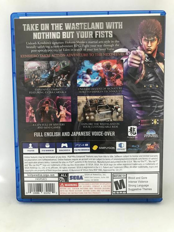 FIST OF THE NORTH STAR LOST PARADISE (usagé)