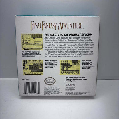 FINAL FANTASY ADVENTURE (COMPLETE IN BOX W/ MAP)