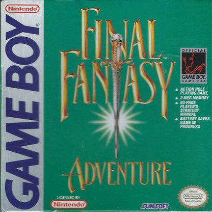 FINAL FANTASY ADVENTURE (COMPLETE IN BOX W/ MAP) (usagé)