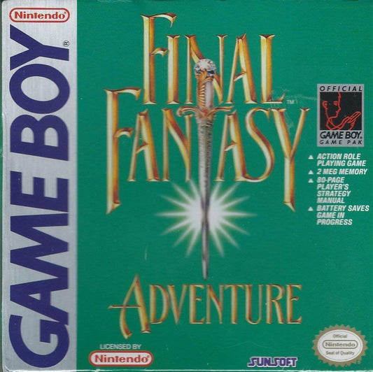 FINAL FANTASY ADVENTURE (COMPLETE IN BOX W/ MAP) (usagé)