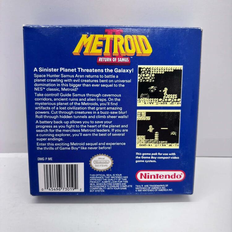 METROID II RETURN OF SAMUS (COMPLETE IN BOX) (usagé)