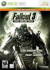 FALLOUT 3 GAME ADD-ON PACK BROKEN STEEL AND POINT LOOKOUT (COMPLETE IN BOX) (usagé)