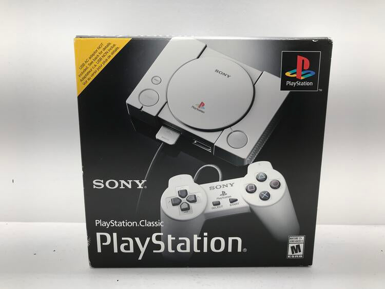 PS1 CLASSIC EDITION + 2 CONTROLLER (COMPLETE IN BOX)