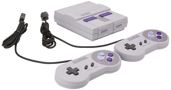 SUPER NINTENDO ENTERTAINMENT SYSTEM CLASSIC EDITION - 2 CONTROLLERS (COMPLETE IN BOX) (used)