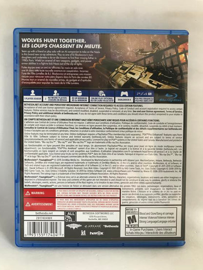 WOLFENSTEIN YOUNGBLOOD (usagé)