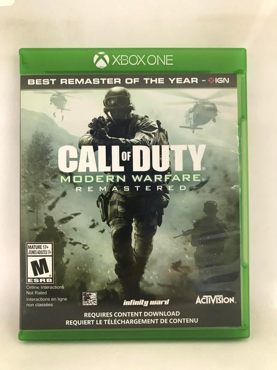 CALL OF DUTY 4 MODERN WARFARE REMASTERED (usagé)
