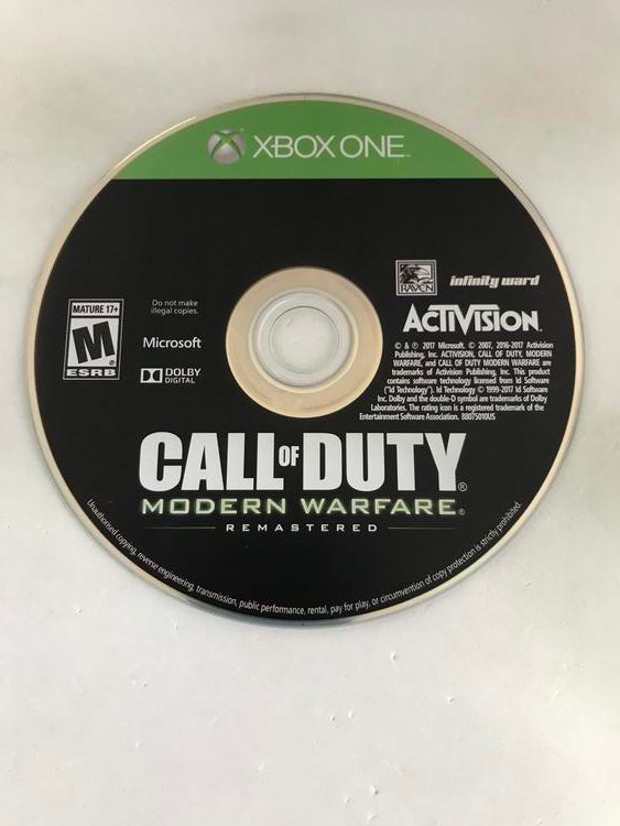 CALL OF DUTY 4 MODERN WARFARE REMASTERED (usagé)