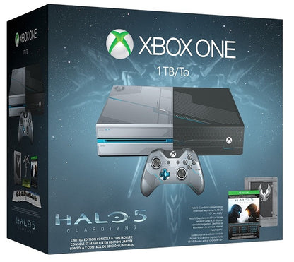 XBOX ONE HALO 5 GUARDIANS EDITION - 1 TB (WITH BOX) (NO HALO GAME / NO HALO CONTROLLER) (usagé)