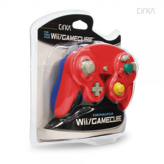 CONTROLLER RED & BLUE JOBBER (GAMECUBE) (usagé)