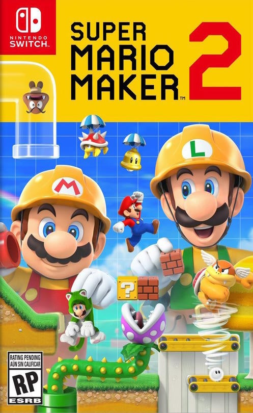 SUPER MARIO MAKER 2 (PRINTED COVER ART) (usagé)