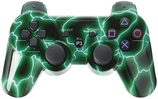 CONTROLLER WIRELESS LIGHTNING GREEN JOBBER (PS3) (usagé)