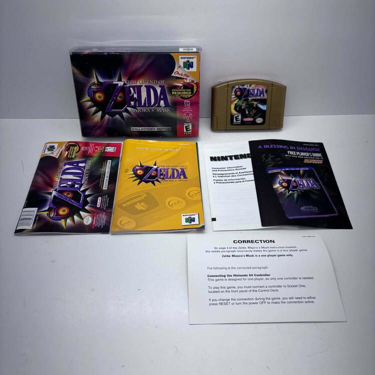 THE LEGEND OF ZELDA MAJORA'S MASK COLLECTOR'S EDITION (COMPLETE IN BOX)
