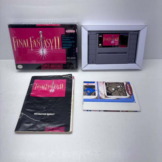 FINAL FANTASY II (COMPLETE IN BOX W/ MAP) (usagé)