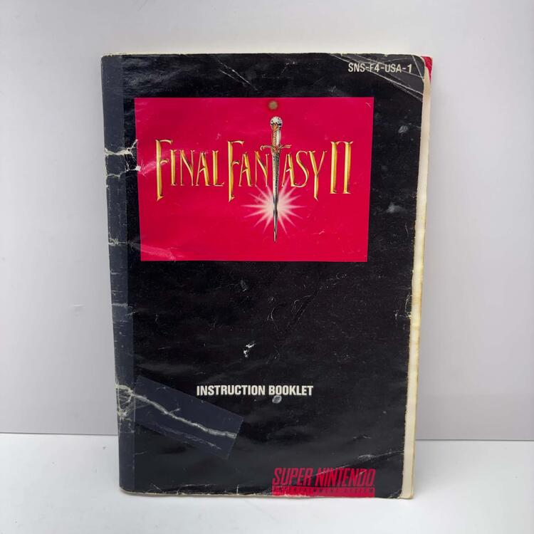 FINAL FANTASY II (COMPLETE IN BOX W/ MAP) (usagé)
