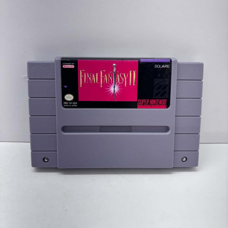 FINAL FANTASY II (COMPLETE IN BOX W/ MAP)