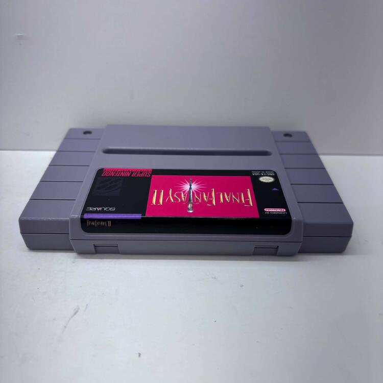 FINAL FANTASY II (COMPLETE IN BOX W/ MAP)