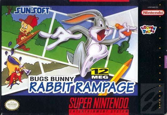 BUGS BUNNY RABBIT RAMPAGE (WITH BOX) (usagé)