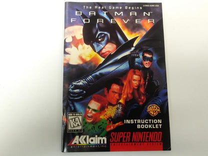 BATMAN FOREVER (COMPLETE IN BOX) (usagé)