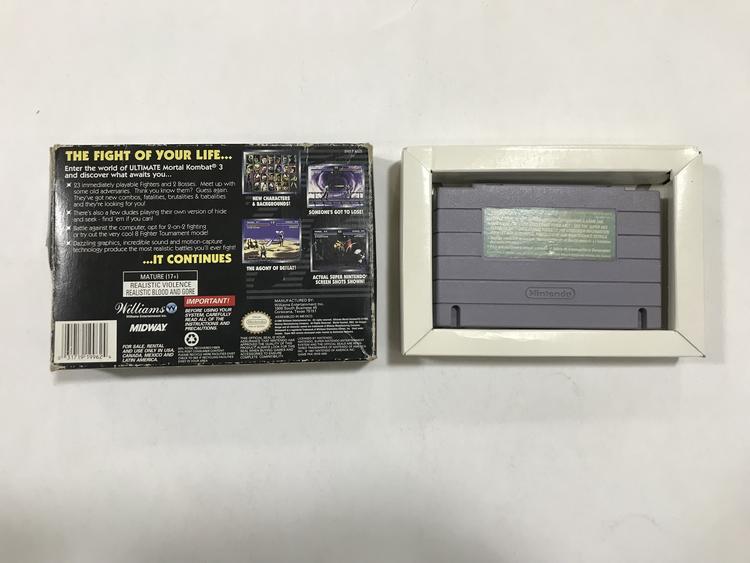 ULTIMATE MORTAL KOMBAT 3 (WITH BOX) (usagé)