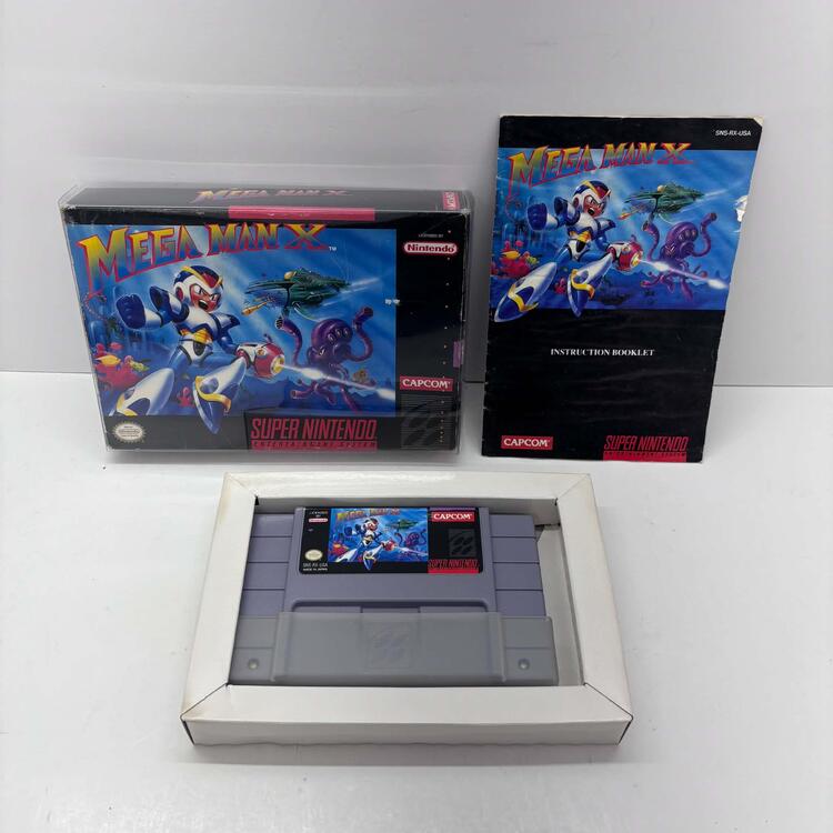 MEGA MAN X (COMPLETE IN BOX) (usagé)