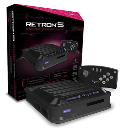 RETRON 5 + 2 CONTROLLERS HYPERKIN (COMPLETE IN BOX) (usagé)